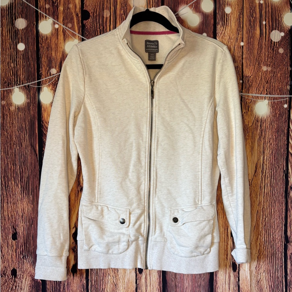 Roots Unisex Light Cream Jacket size M